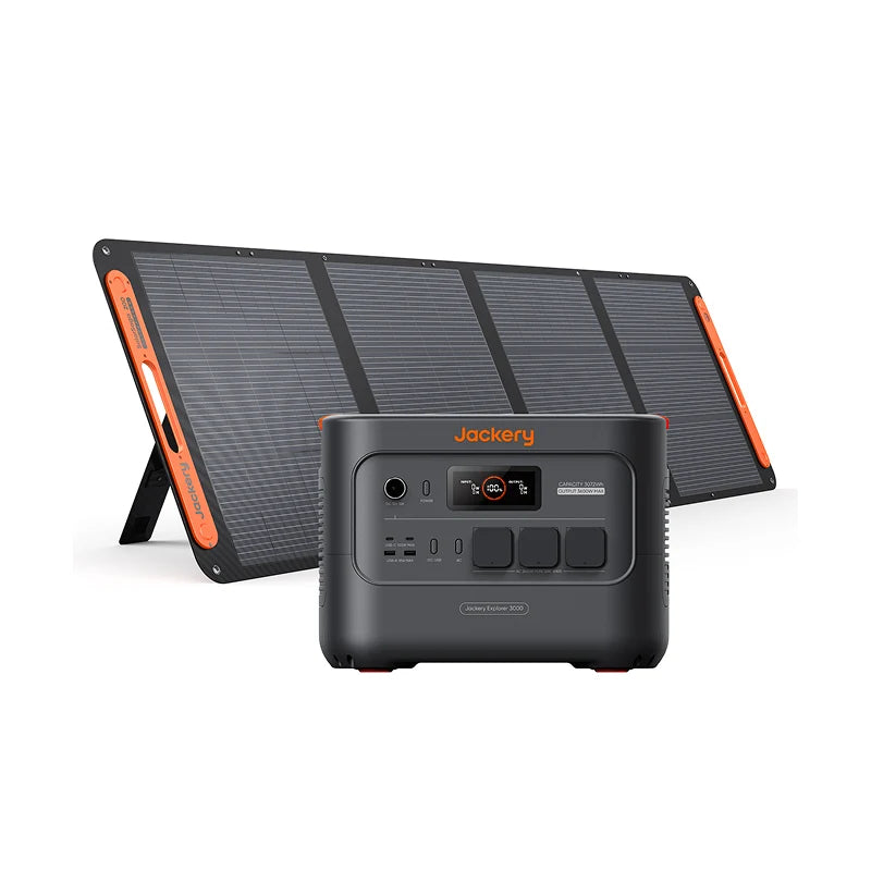 Jackery Explorer 3000 v2 Tragbare Powerstation 3072Wh LFP 3600W Ausgangsleistung 27dB leise