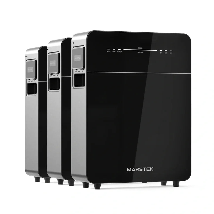MARSTEK Venus E Gen 3.0 Plug-in-Batterie 5,12 kWh LFP 2,5 kW AC erweiterbar auf 15,36 kWh KI-Modus