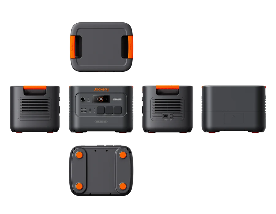 Jackery Explorer 3000 v2 Tragbare Powerstation 3072Wh LFP 3600W Ausgangsleistung 27dB leise