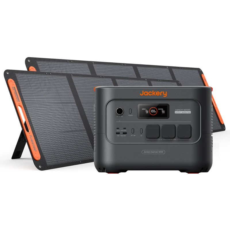 Jackery Explorer 3000 v2 Tragbare Powerstation 3072Wh LFP 3600W Ausgangsleistung 27dB leise
