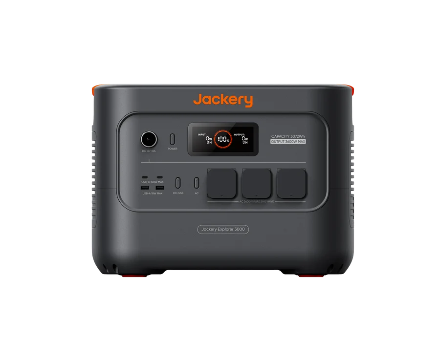 Jackery Explorer 3000 v2 Tragbare Powerstation 3072Wh LFP 3600W Ausgangsleistung 27dB leise
