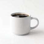 Classic white coffee mug – Minimalist ceramic mug for tea and coffee