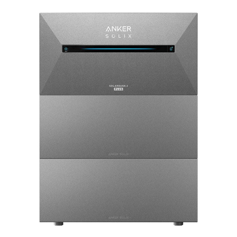 Anker SOLIX Solarbank 3 E2700 Pro + 2x BP2700 Set 8,1 kWh Balkonkraftwerk-Speicher